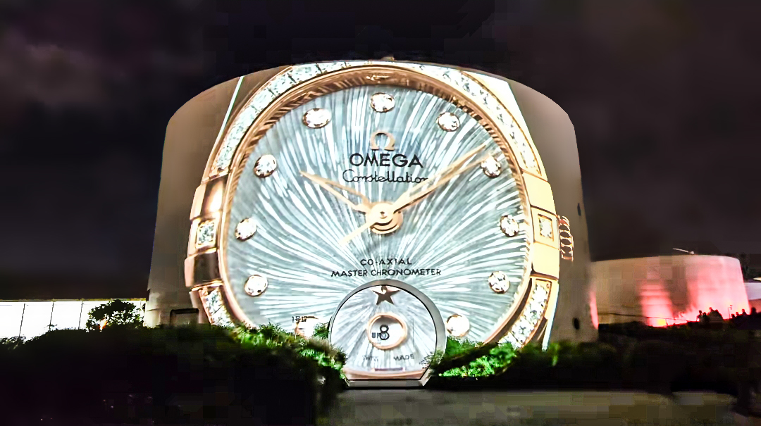 上海西岸油罐艺术中心灯光投影广告